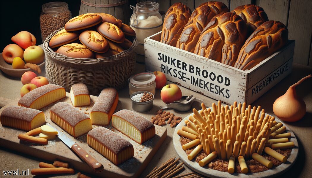 Paling wordt vaak gerookt en opgediend - Friesland: Fryske dumkes (koekjes), suikerbrood, paling