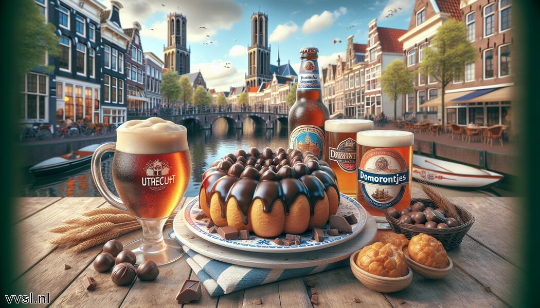 Utrecht: Domtorentjes (chocoladegebak), lokale Utrechtse biertjes