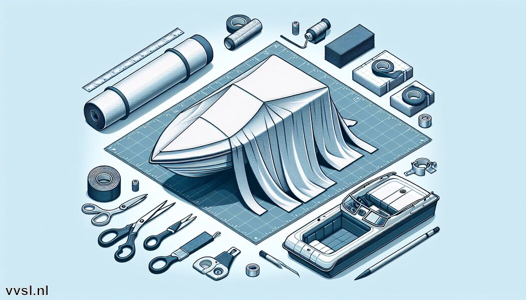 Bevestig randen met sterke naden of tape - Afdekzeil voor je boot zelf maken: Bescherming en stijl